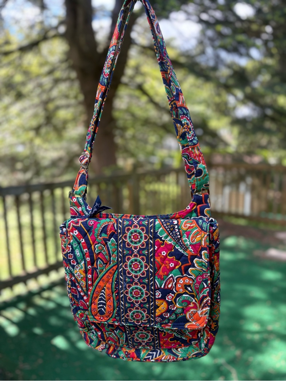 Vera Bradley Venetian Paisley Crossbody Purse